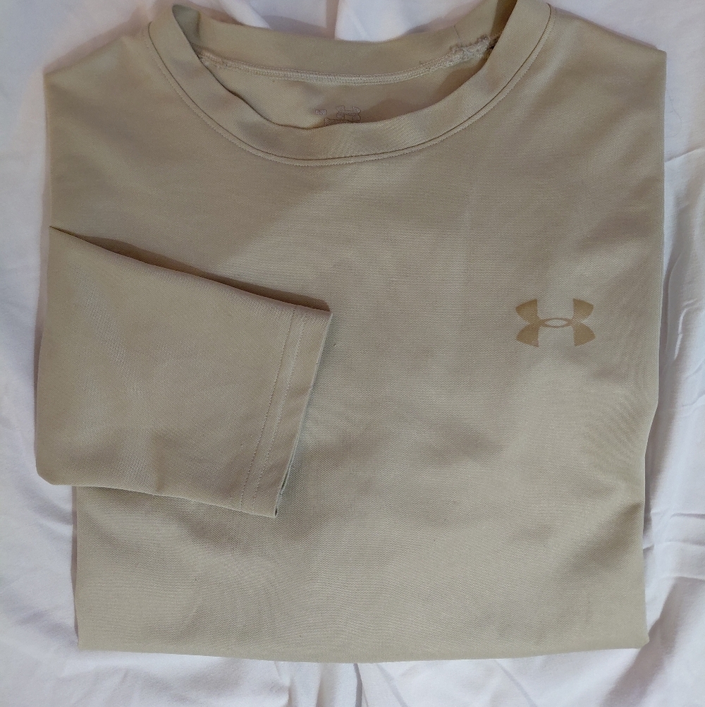 Under Armour Tactical Beige Long Sleeve T-Shirt